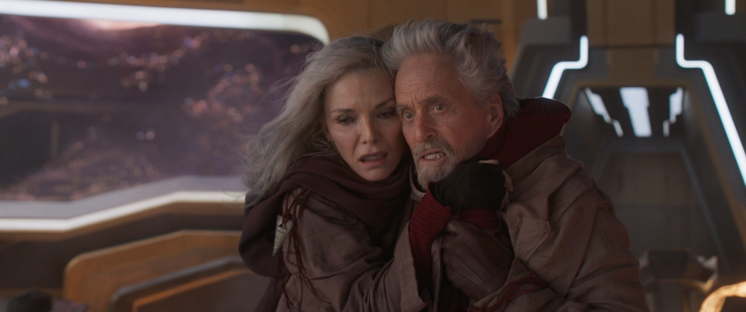 Ant-Man and the Wasp: Quantumania (2023)
Michelle Pfieffer as Janet van Dyne 
 Michael Douglas as Hank Pym
*Filmstill - Editorial Use Only* see Special Instructions.,Image: 770809038, License: Rights-managed, Restrictions: Filmstill //  EDITORIAL USE ONLY!
Any agency fees are for the agencyÕs services only, and do not, nor are they intended to convey to the user any ownership of Copyright or License in the material. The agency does not claim any ownership including but not limited to Copyright or License in the attached material. By publishing this material you expressly agree to indemnify and to hold the agency and its directors, shareholders and employees harmless from any loss, claims, damages, demands, expenses (including legal fees), or any causes of action or allegation against the agency arising out of or connected in any way with publication of the material. Images should only be used for editorial purposes by newspapers or magazines or websites in connection with the movie (etc) and with Real Name as Character Name in Film Title (year)
Filmstill //  EDITORIAL USE ONLY!
Any agency fees are for the agency’s services only, and do not, nor are they intended to convey to the user any ownership of Copyright or License in the material. The agency does not claim any ownership including but not limited to Copyright or License in the attached material. By publishing this material you expressly agree to indemnify and to hold the agency and its directors, shareholders and employees harmless from any loss, claims, damages, demands, expenses (including legal fees), or any causes of action or allegation against the agency arising out of or connected in any way with publication of the material. Images should only be used for editorial purposes by newspapers or magazines or websites in connection with the movie (etc) and with Real Name as Character Name in Film Title (year), ***
HANDOUT image or SOCIAL MEDIA IMAGE or FILMSTILL for EDITORIAL USE ONLY! * Please note: Fees charged by Profimedia are for the Profimedia's services only, and do not, nor are they intended to, convey to the user any ownership of Copyright or License in the material. Profimedia does not claim any ownership including but not limited to Copyright or License in the attached material. By publishing this material you (the user) expressly agree to indemnify and to hold Profimedia and its directors, shareholders and employees harmless from any loss, claims, damages, demands, expenses (including legal fees), or any causes of action or allegation against Profimedia arising out of or connected in any way with publication of the material. Profimedia does not claim any copyright or license in the attached materials. Any downloading fees charged by Profimedia are for Profimedia's services only. * Handling Fee Only 
***, Model Release: no, Credit line: Image  Capital Pictures / Film Stills / Profimedia