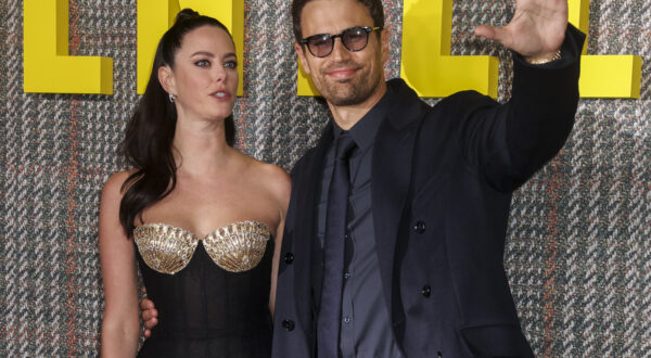 Kaya Scodelario and Theo James at The Gentlemen UK Series Global Premiere at Theatre Royal Drury Lane in West End, London, United Kingdom on 5 March 2024.,,Image: 854673664, License: Rights-managed, Restrictions: , Model Release: no, Credit line: Cat Morley / Avalon / Profimedia