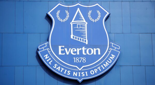 File photo dated 24-03-2024 of the Everton club crest outside the stadium. Everton's finances were under the microscope again on Easter Sunday as they revealed a loss for the 2022-23 season which almost doubled from the previous year. Issue date: Sunday March 31, 2024.,Image: 861436511, License: Rights-managed, Restrictions: FILE PHOTO Use subject to restrictions. Editorial use only, no commercial use without prior consent from rights holder., Model Release: no, Credit line: Jess Hornby / PA Images / Profimedia