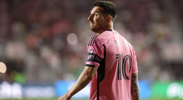 Inter Miami's Argentine forward #10 Lionel Messi looks on during the Major League Soccer (MLS) match between Inter Miami CF and Colorado Rapids at Chase stadium in Fort Lauderdale, Florida, April 6, 2024.,Image: 863016296, License: Rights-managed, Restrictions: , Model Release: no, Credit line: Chris ARJOON / AFP / Profimedia