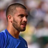 Borna Coric (CRO) during his first round match at the Monaco Rolex Masters in Monte Carlo, on April, 7, 2024.,Image: 863240659, License: Rights-managed, Restrictions: , Model Release: no, Credit line: Dubreuil Corinne/ABACA / Abaca Press / Profimedia