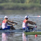 Men s Pair: Martin Sinkovic - Valent Sinkovic CRO during World Rowing Cup, Canoying race in Varese, Italy, April 13 2024 Copyright: xDaniloxVigo/IPAxSportx/xipa-agenx/xx IPA_45109943 IPA_Agency_IPA45109943,Image: 864494415, License: Rights-managed, Restrictions: PUBLICATIONxNOTxINxITA, Credit images as 