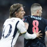 Luka Modric (Real), Mateo Kovacic (Man.C), APRIL 9, 2024 - Football / Soccer : UEFA Champions League round of 8 1st leg match between Real Madrid 3-3 Manchester City  at Estadio Santiago Bernabeu in Madrid, Spain. (Photo by D.Nakashima/AFLO),Image: 865153372, License: Rights-managed, Restrictions: No third party sales, Model Release: no, Credit line: DAISUKE Nakashima / AFLO / Profimedia