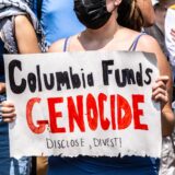 Propalestinski prosvjed na Sveučilištu Columbia u New Yorku