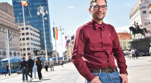 17.05.2024., Zagreb - Franko Dota, povjesnicar, prevoditelj, LGBT aktivist. 

Photo Sasa ZinajaNFoto