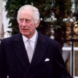 epa11112706 Britain's King Charles III departs the London Clinic In London, Britain, 29 January 2024. King Charles III left hospital following treatment for an enlarged prostate.  EPA/ANDY RAIN