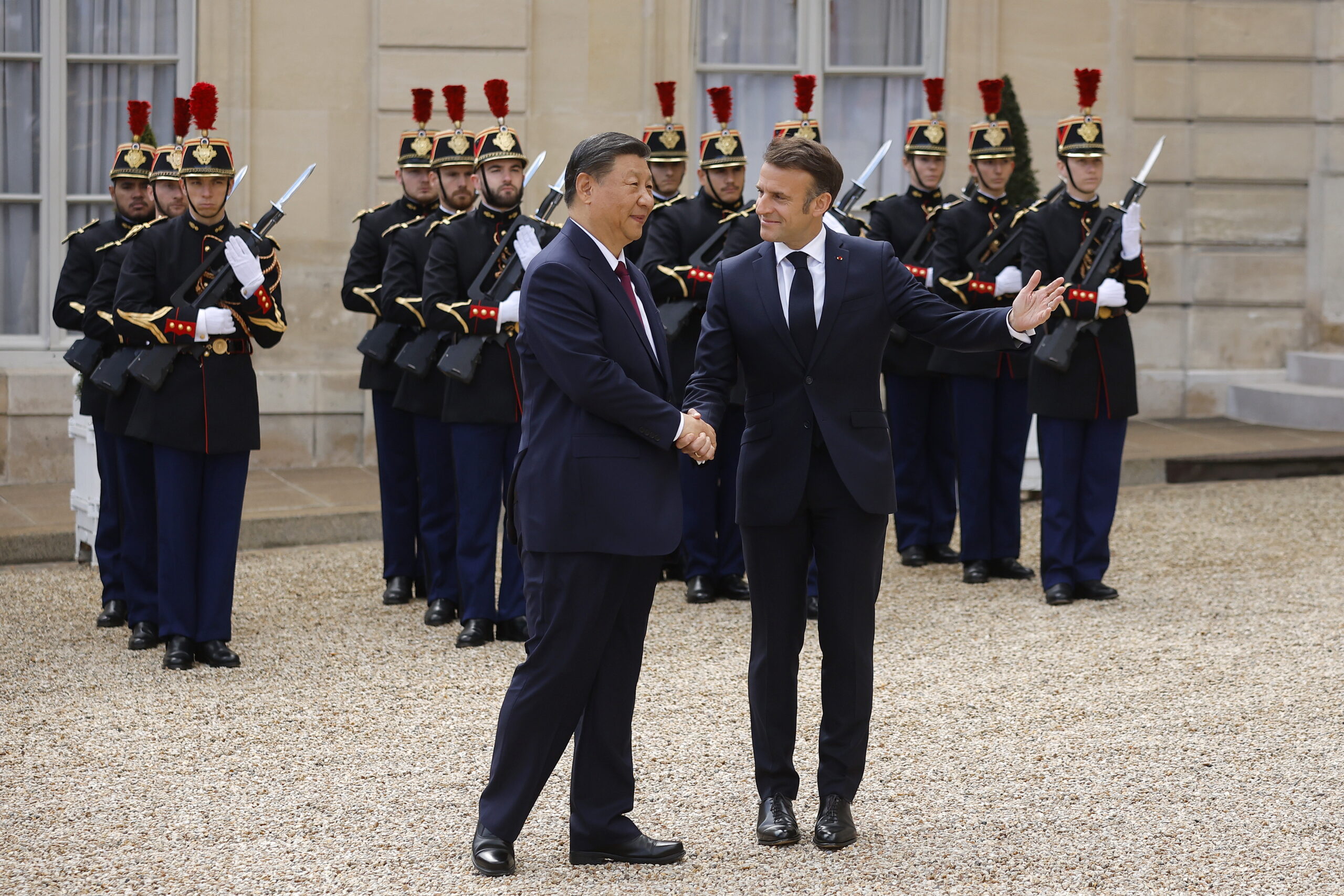 Francuski predsjednik Emmanuel Macron i kineski predsjednik Xi Jinping