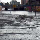 02.05.2024., Slavonski Brod - Snazno nevrijeme praceno tucom i velikom kolicinom kise poplavilo podvoznjake i gradske prometnice. Photo: Ivica Galovic/PIXSELL