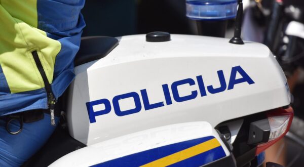 13.05.2018., Sibenik - Oznake na policijskim motorima. "nPhoto: Hrvoje Jelavic/PIXSELL