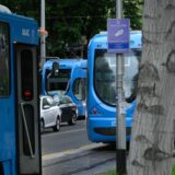 16.04.2024., Zagreb - Velika prometna guzva i zastoj tramvajskog prometa u zagrebackoj Savskoj ulici.
 Photo: Davor Puklavec/PIXSELL