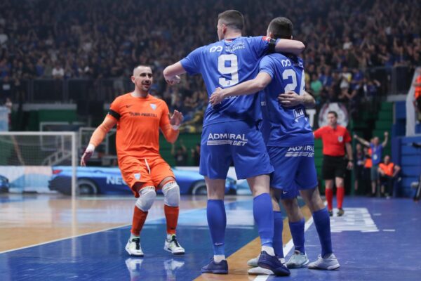17.05.2024., KC Drazen Petrovic, Zagreb - 5. utakmica finala HMNL, Futsal Dinamo - Olmissum. Photo: Luka Batelic/PIXSELL