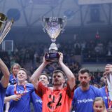 17.05.2024., KC Drazen Petrovic, Zagreb - 5. utakmica finala HMNL, Futsal Dinamo - Olmissum. Photo: Luka Batelic/PIXSELL