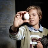 Boy holding egg and chicken outdoors,Image: 295622327, License: Royalty-free, Restrictions: Specifically, you may not use the Images in ways or contexts that might reasonably be construed as pornographic, defamatory, libellous or otherwise unlawful;
Specifically, you may not use images depicting any model in any unduly controversial or unflattering context, unless accompanied with a statement indicating that the person is a model and the images are being used for illustrative purposes only., Model Release: yes, Credit line: Henrik Weis / ImageSource / Profimedia