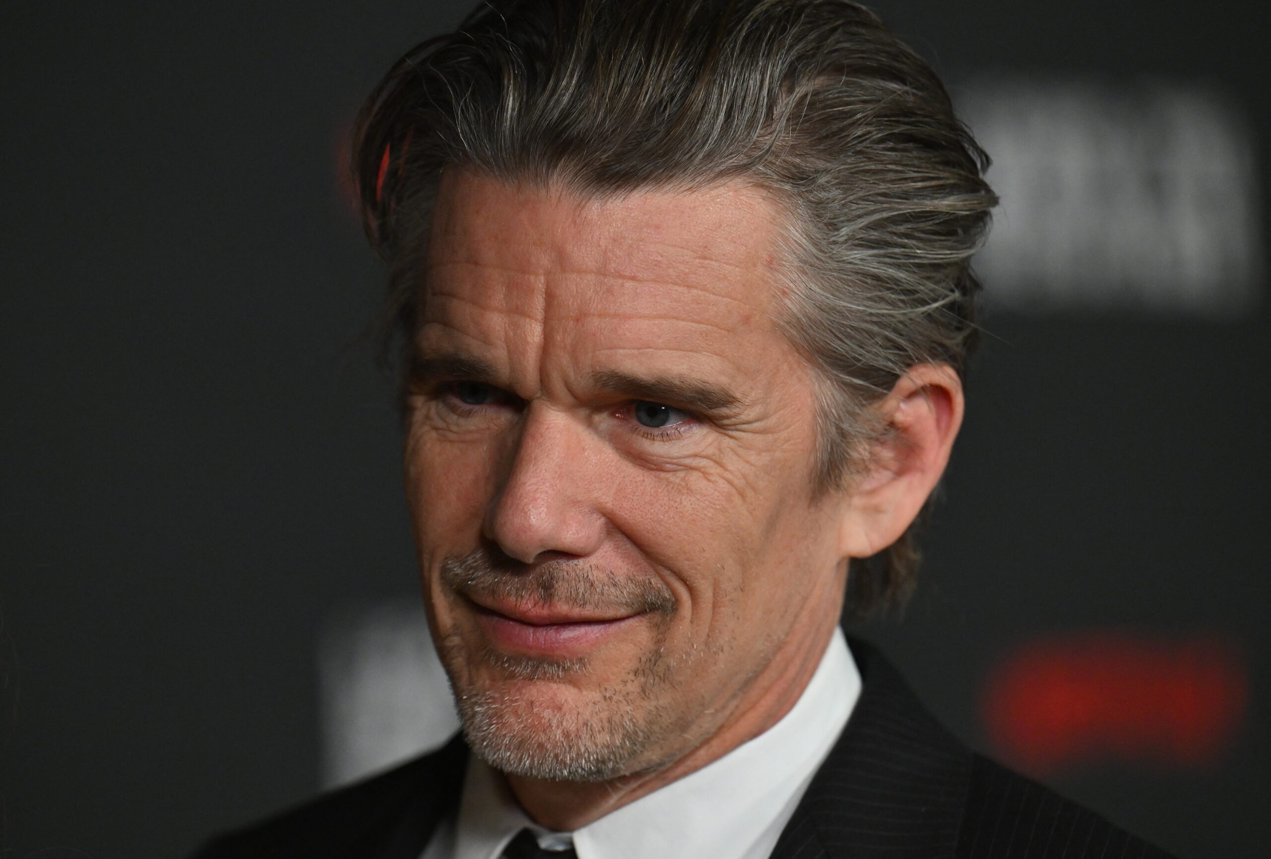 US actor Ethan Hawke attends Netflix's "Leave The World Behind" premiere at Paris Theater in New York City on December 4, 2023.,Image: 826795456, License: Rights-managed, Restrictions: , Model Release: no, Credit line: ANGELA WEISS / AFP / Profimedia