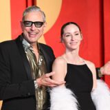 Jeff Goldblum and Emilie Livingston arriving at the Vanity Fair Oscar Party, Wallis Annenberg Center for the Performing Arts. Credit: Doug Peters/EMPICS,Image: 855720714, License: Rights-managed, Restrictions: , Model Release: no, Credit line: Doug Peters / PA Images / Profimedia