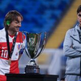 CAIRO, EGYPT - MARCH 26: Luka Modric and Zlatko Dalic  of Croatia with a trophy during the FIFA Series 2024 Egypt match between Croatia and Egypt at New Administrative Capital Stadium on March 26, 2024 in Cairo, Egypt. Photo by M.Bayoumy/SFSI,Image: 869463949, License: Rights-managed, Restrictions: Contributor country restriction: Worldwide, Worldwide, Worldwide, Worldwide, Worldwide, Worldwide.
Contributor usage restriction: Advertising and promotion, Consumer goods, Direct mail and brochures, Indoor display, Internal business usage, Commercial electronic.
Contributor media restriction: {C720D003-C098-47D5-BF4E-AC8C15CB1531}, {C720D003-C098-47D5-BF4E-AC8C15CB1531}, {C720D003-C098-47D5-BF4E-AC8C15CB1531}, {C720D003-C098-47D5-BF4E-AC8C15CB1531}, {C720D003-C098-47D5-BF4E-AC8C15CB1531}, {C720D003-C098-47D5-BF4E-AC8C15CB1531}., Model Release: no, Credit line: Soccer Images / Alamy / Alamy / Profimedia