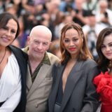 Karla Sofia Gascon, Jacques Audiard, Zoe Saldana and Selena Gomez attending the Emilia Perez Photocall as part of the 77th Cannes International Film Festival in Cannes, France on May 19, 2024.,Image: 874467732, License: Rights-managed, Restrictions: , Model Release: no, Credit line: Marechal Aurore/ABACA / Abaca Press / Profimedia