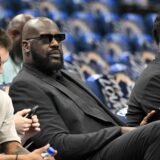 May 26, 2024; Dallas, Texas, USA; Shaquille O'Neal before the game between the Dallas Mavericks and the Minnesota Timberwolves in game three of the western conference finals for the 2024 NBA playoffs at American Airlines Center.,Image: 876739312, License: Rights-managed, Restrictions: , Model Release: no, Credit line: USA TODAY Sports / ddp USA / Profimedia