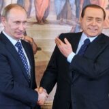 55: MILAN, ITALY. APRIL 27, 2010. Russian PM Vladimir Putin (L) and Prime Minister Silvio Berlusconi of Italy (R) give a joint press conference.,Image: 62864125, License: Rights-managed, Restrictions: , Model Release: no, Credit line: Shemetov Maxim / TASS / Profimedia