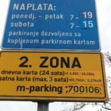 03.01.2023.,Zagreb - Nove cijene parkiranja istaknute na znakovima koji oznacavaju parkirne zone Photo: Zeljko Hladika/PIXSELL