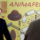 Zagreb, 15.05.2024. - Program Svjetskog festivala animiranog filma  Animafesta Zagreb 2024. predstavljen je na konferenciji za medije u Galeriji Kranjèar. foto HINA/ Lana SLIVAR DOMINIÆ/ lsd