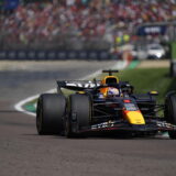 epa11352937 Red Bull Racing driver Max Verstappen of Netherlands in action during the Formula One 1 Grand Prix of the Emilia Romagna in Imola, Italy, 19 May 2024.  EPA/DANILO DI GIOVANNI