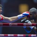 RIYADH, SAUDI ARABIA - JUNE 01: Daniel Dubois (R) from England in action against Filip Hrgovic (L) from Croatia during 5v5 boxing tournament at Kingdom Arena in Riyadh, Saudi Arabia on June 01, 2024. Mohammed Saad / Anadolu/ABACAPRESS.COM,Image: 878243761, License: Rights-managed, Restrictions: , Model Release: no, Credit line: AA/ABACA / Abaca Press / Profimedia